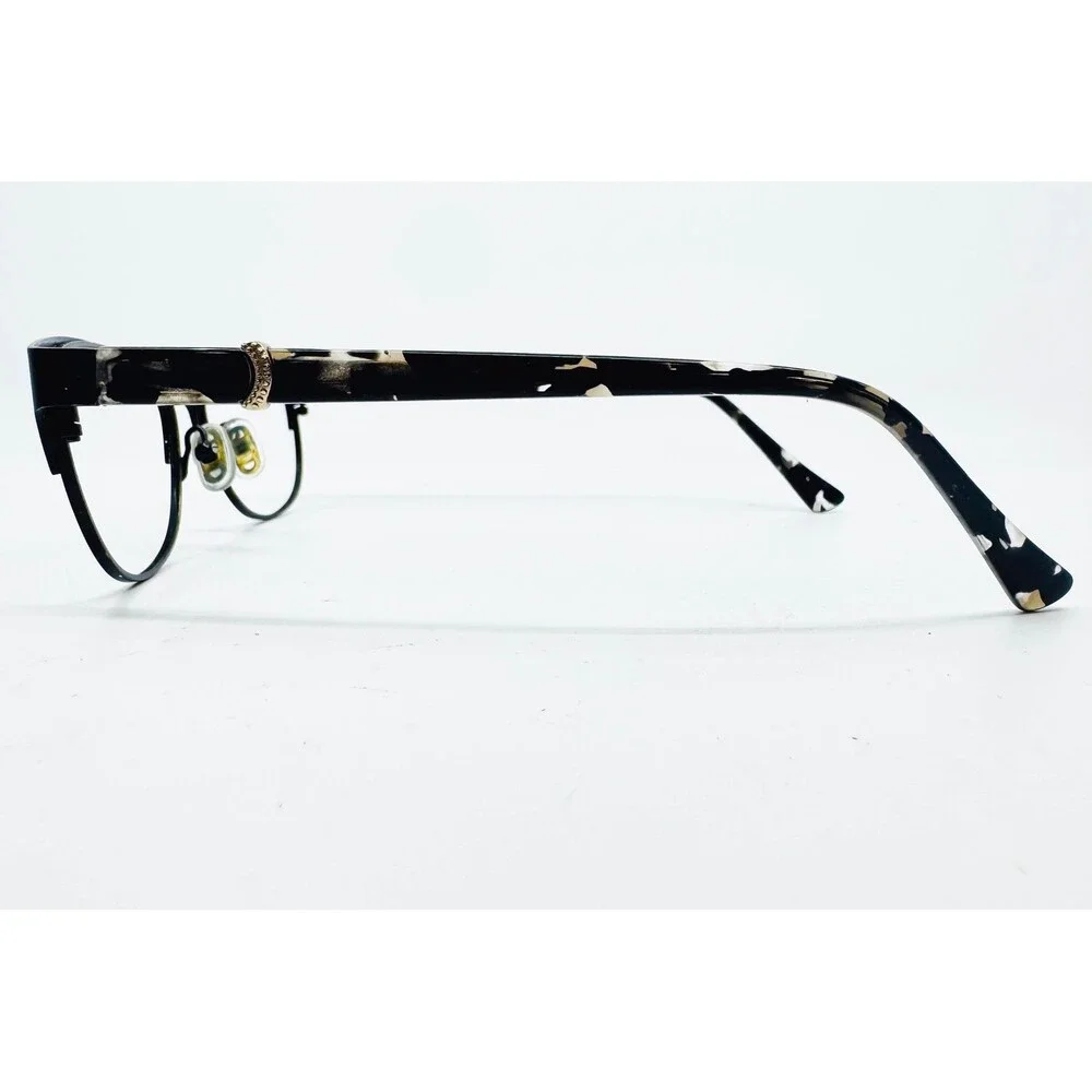 Eye Q Eyeglasses Womens Black Cat Eye MP100 135 Frames 38588